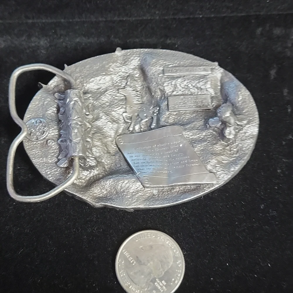 Two Unique unicorn belt buckles - Picture 6 of 6